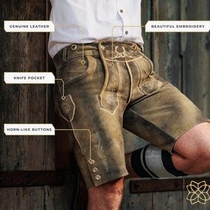 NWT Bavaria Trachten men’s lederhosen size 40